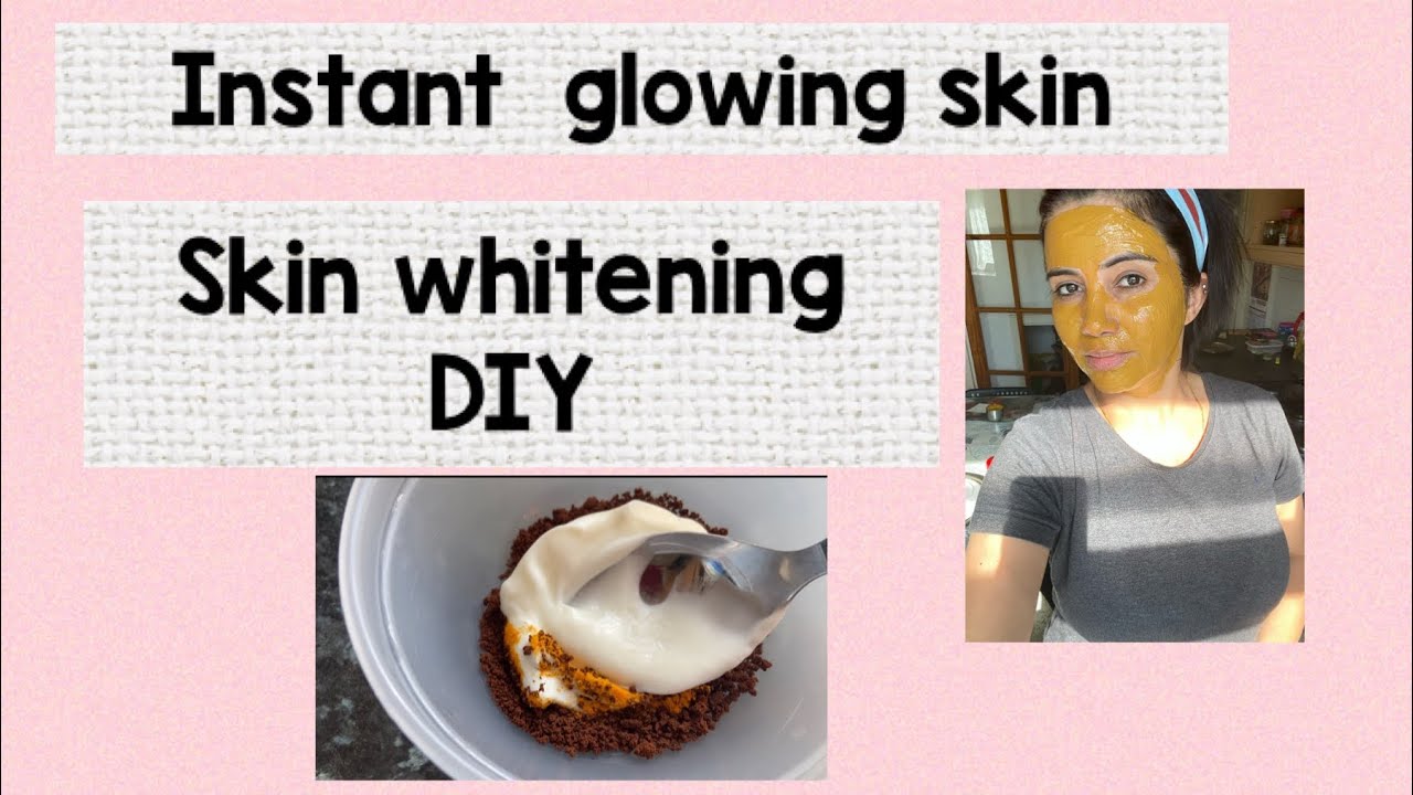 Instant glowing skin face pack | skin whitening | coffee and yougurt ...