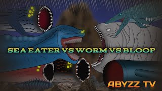 Sea Eater VS Worm VS Bloop VS KILLER BLOOP VS Mega Mosasaurus: Monster Epic Battle! (Full Version)
