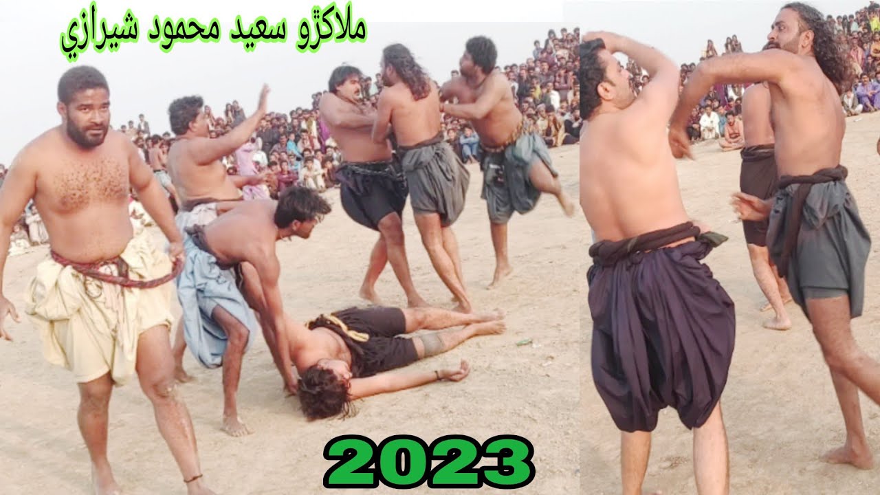 Malakhro Sayed Mehmood Shirazi Kaj Waro HD video 66.malakhro Pahalwan# wrestling December 17, 2023