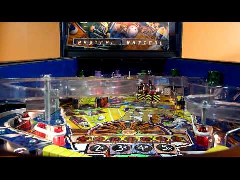 Bally S Radical Pinball Machine 