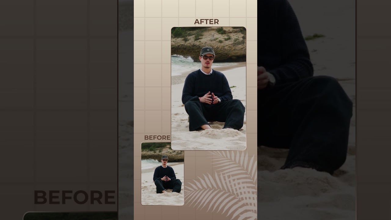 Before vs After Editing 🔥
