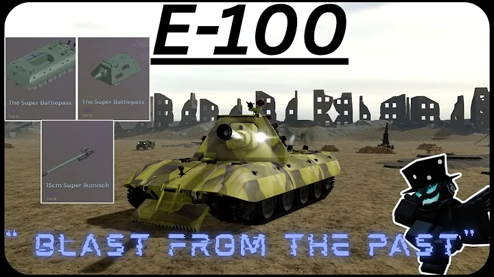 "Blast From The Past"  E-100   ( Roblox - Cursed Tank Simulator )