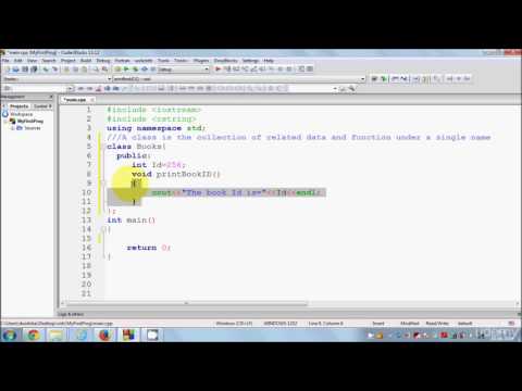 026 Introduction to C Classes and Objects