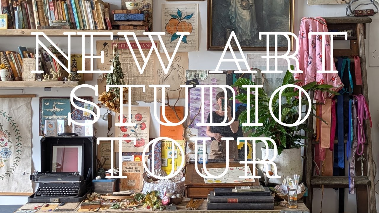 New Art Studio Tour - YouTube
