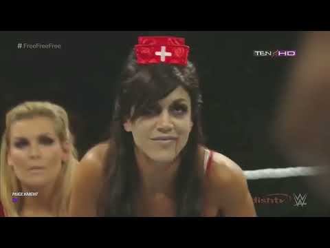 WWE SmackDown 103114 Divas Halloween Costume Battle Royal 720p