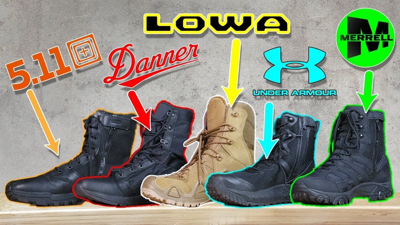 What's inside Top 5 tactical boots? (Pt. 1) 