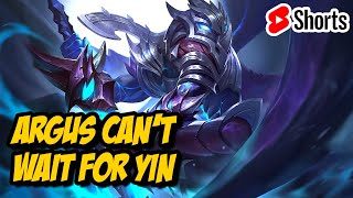 ARGUS IS EXCITED FOR YIN S ARRIVAL