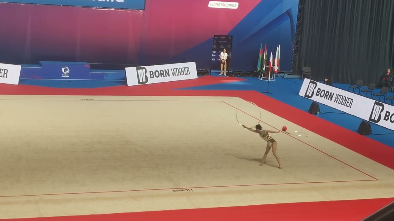 Amalia Lica - European cup Burgas 2025🥉Hoop Q(27.599)