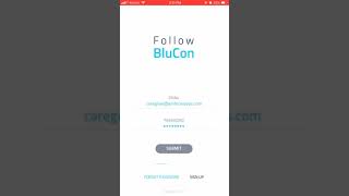 Setting up FollowBluCon app screenshot 2