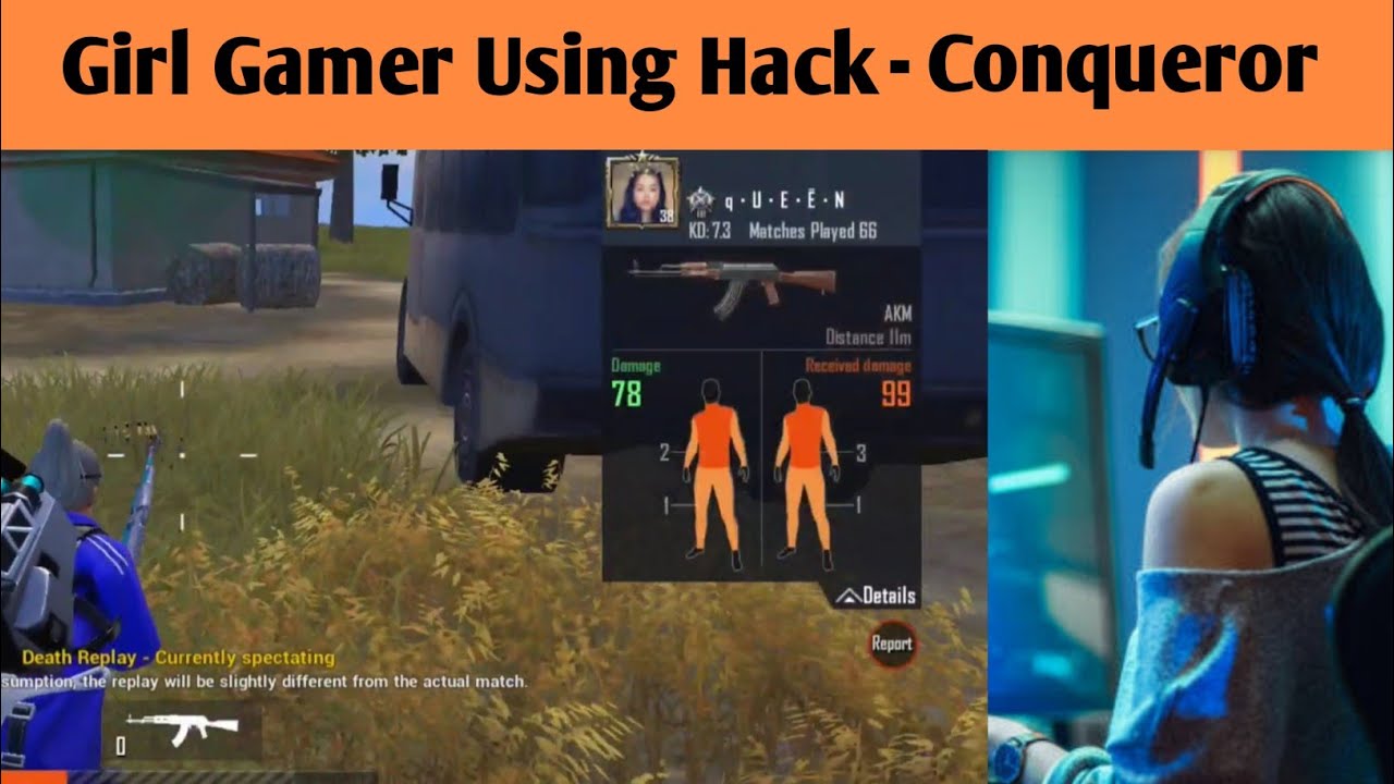 Girl Gamer Using Hack For Rank Push in BGMI | Jerry