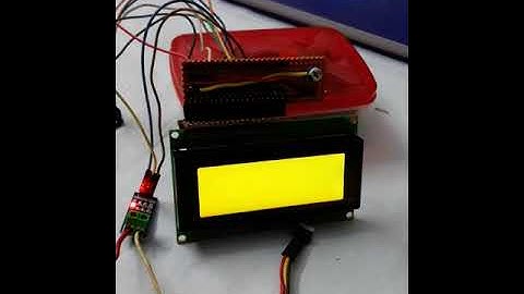 Arduino15-Current sensor ACS712 using LCD screen and Arduino UNO