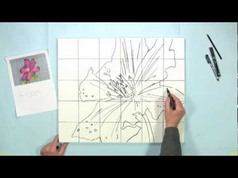 Video: Technik: Mattieren Und Einrahmen Von Zeichnungen