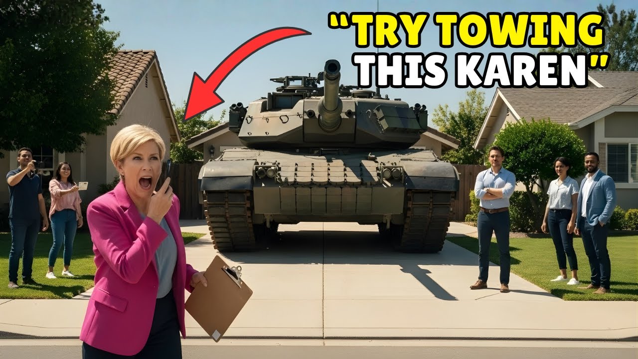 HOA Towed My Car So I Parked A 20 TON TANK In My Driveway! - YouTube