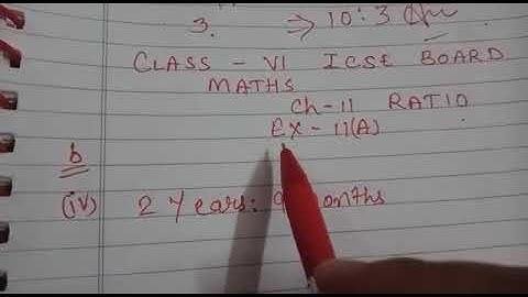 Class VI ICSE board Ex 11(A)Q1 part b iv to vi