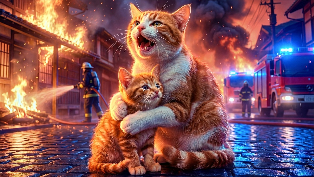 Mama Cat Lost Everything in a Fire, Then Did The Impossible to Rebuild 🏠💔 | Heartwarming Story