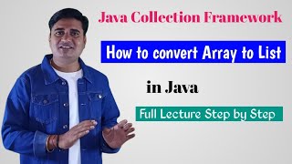 How to convert Array to List | Java Program to Convert an Array into a List | Java Array to List