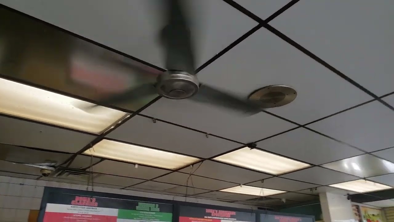 Ceiling Fans in a restaurant YouTube
