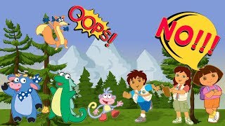 Learn Colors With Wrong Heads Puzzle Dora The Explorer