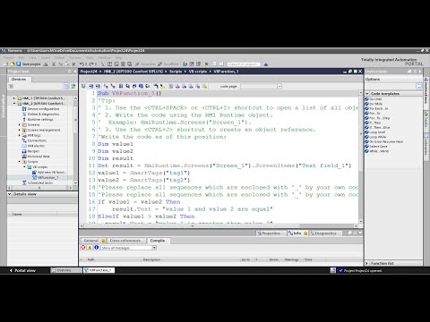 If Else Conditional Statement In Siemens Wincc Vbscript | siemens HMI IF else example