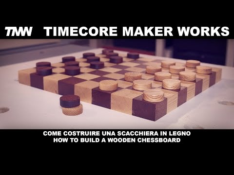 Video: Come Fare Una Scacchiera In Legno