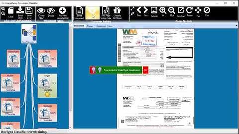 Visualization tools to  train your scans for automatic document process automation