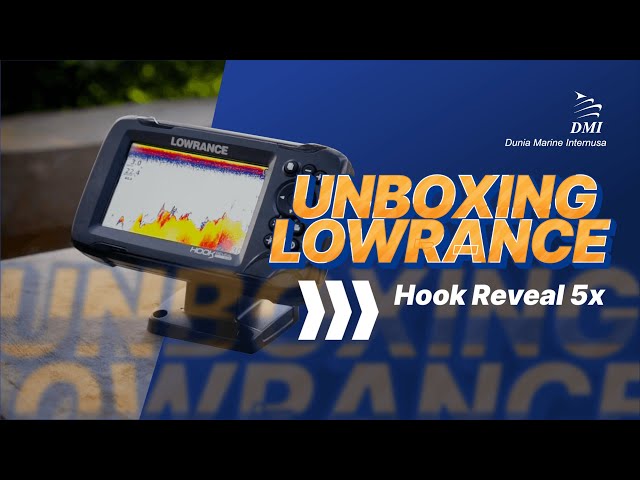 Unboxing Lowrance Hook Reveal 5x SplitShot Fish Finder 2021 