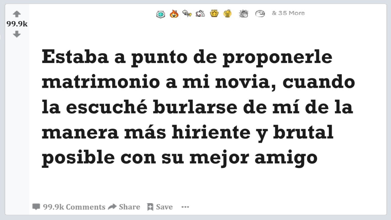 Estaba a punto de proponerle matrimonio a mi novia, hasta que la escuché burlarse de mí. Reddit