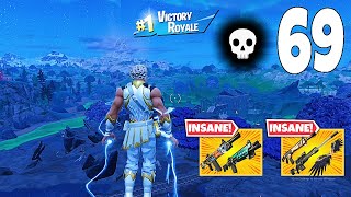 69 Elimination Solo Vs Squads "Zero Build" Gameplay Wins (Fortnite chapter 5)