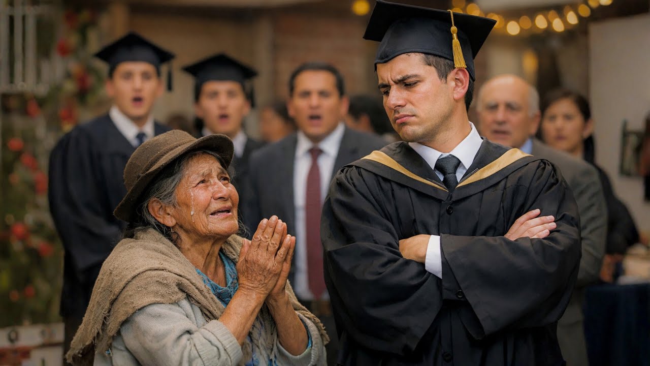 EL DÍA DE SU GRADUACIÓN DESPRECIÓ A SU MADRE POBRE… AÑOS DESPUÉS ROGÓ PERDÓN