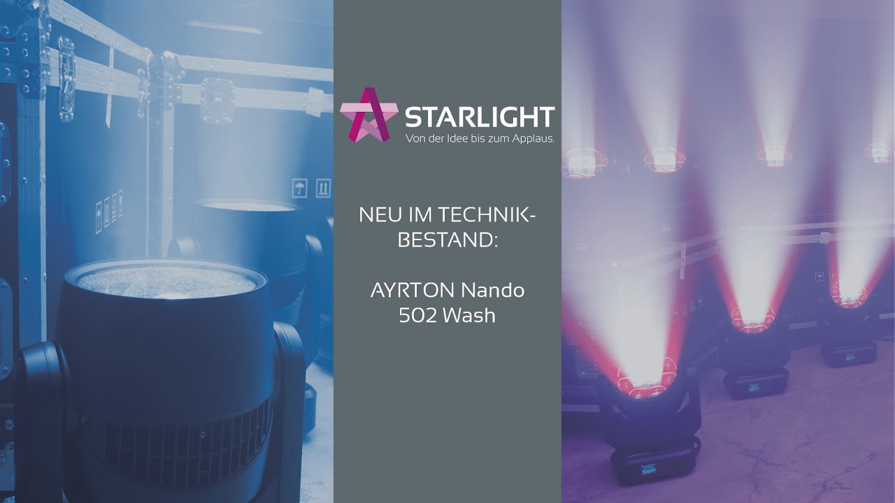 NEU IM TECHNIK-BESTAND: Ayrton NANDO 502 WASH