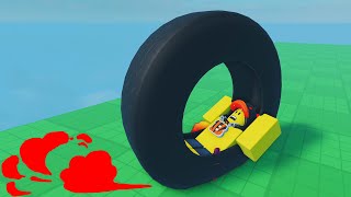 Obby But You're In A Tire World 0-1 [Full Walkthrough] Roblox Gameplay