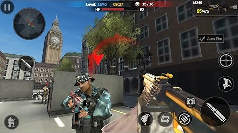 Modern strike multiplayer fps- critical action -android gameplay
