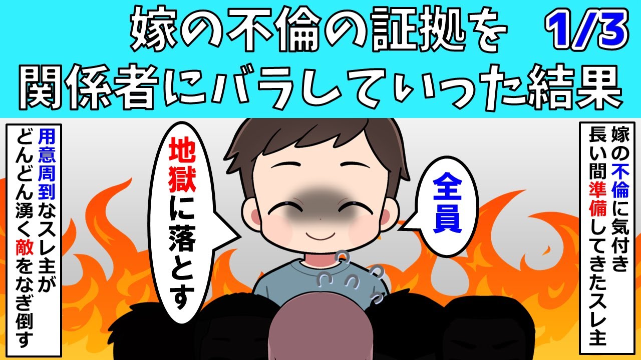 【第一部】嫁の不倫の証拠を関係者にバラしていった結果ｗ【伝説】