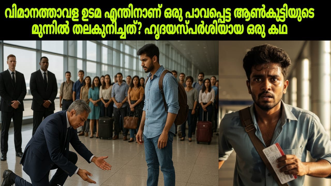 ഒരു പാവം ആൺകുട്ടിയുടെ മുന്നിൽ വിമാനത്താവള ഉടമ എന്തിനാണ് തലകുനിച്ചത്.., ഹൃദയസ്പർശിയായ കഥ