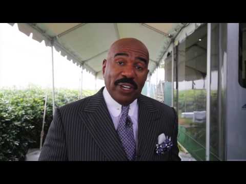 Steve Harvey Thanks Fans For 2016 Radio Hall Of Fame Induction Backstage At Family Feud