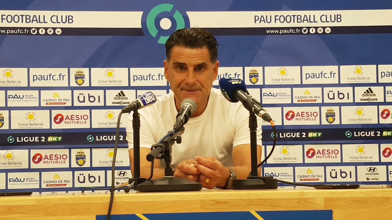 Foot : réaction de Didier Tholot après Pau FC - Bastia (2-0)