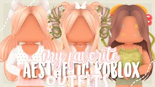 MY FAVORITE AESTHETIC ROBLOX OUTFITS!! I Butterflii