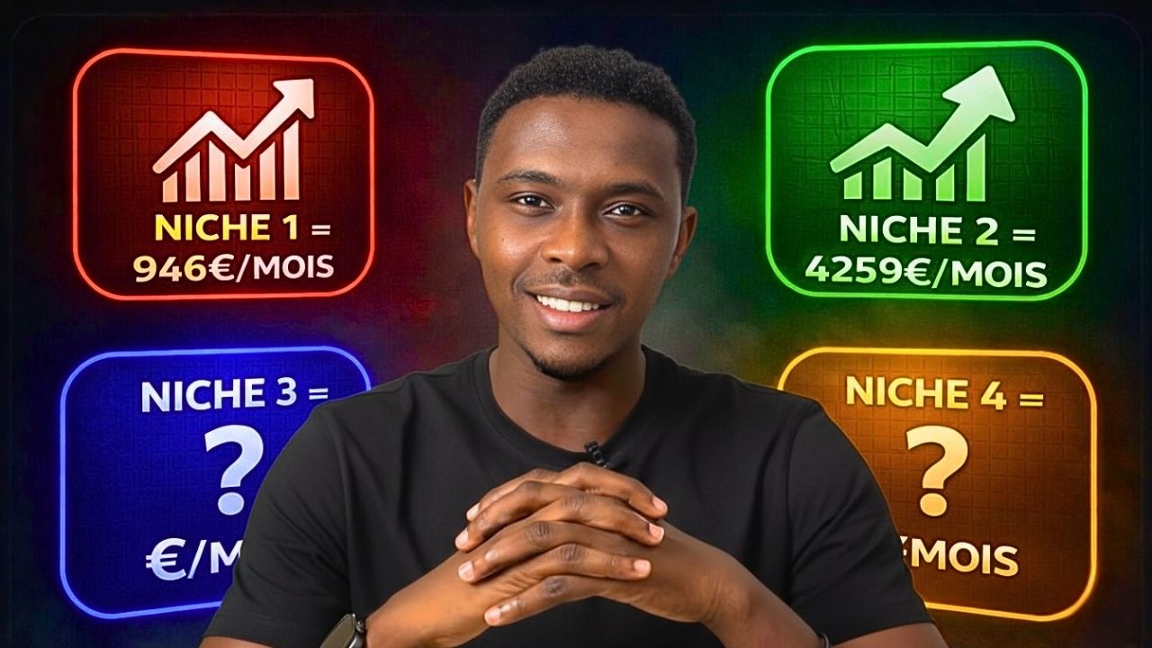 J’ai testé 4 niches YouTube : l’une gagne 10× plus que les autres