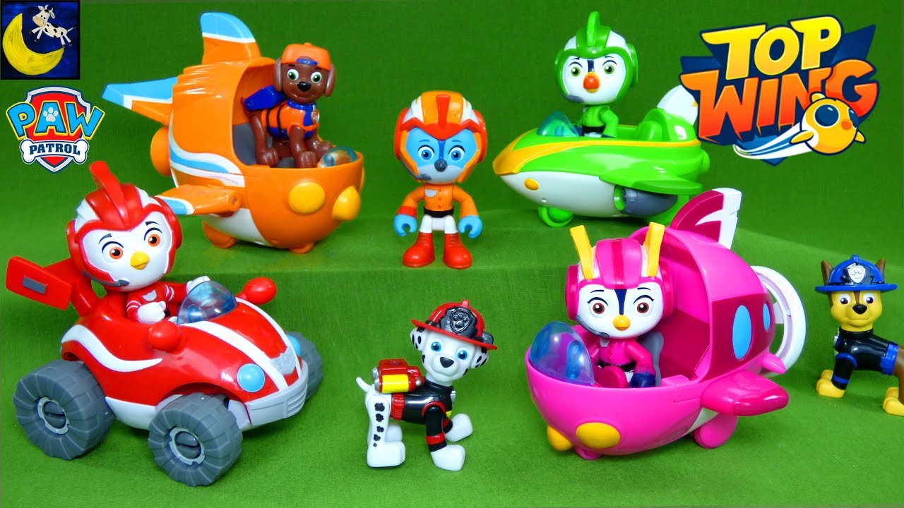 NEW Top Wing Toys meet Paw Patrol Ultimate Rescue Pups Fire Truck Ryans  World Squishy Surprise Toys - YouTube