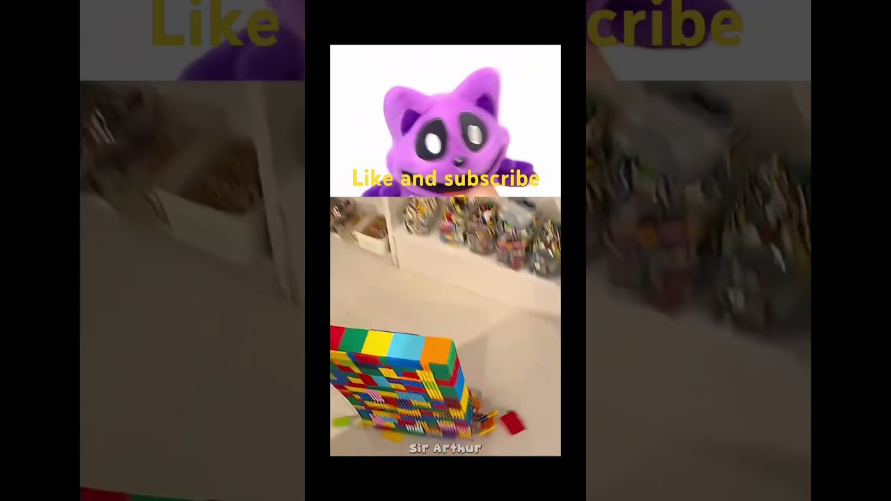 Lego dominos falling!!! Credit to @SirArthurLEGO #satisfying #colorful