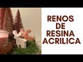 DECORACIONES NAVIDEÑAS DE RESINA ACRÍLICA