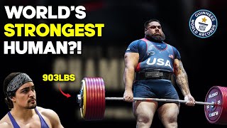 Hes The Strongest Human EVER (Highest Powerlifting Total) ft. Jesus Olivares