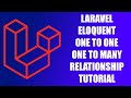 Laravel Eloquent One To One And One To Many Relationship Tutorial Laravel Eloquent One To One And One To Many Relationship Tutorial