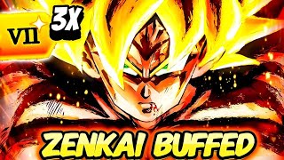 3X Zenkai Buffed Ultra SSJ Goku Hits Harder Than Your Rent Costs!😭 | Dragonball Legends 