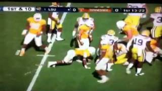 Spencer Ware (LSU) Hits Tennessee Safety