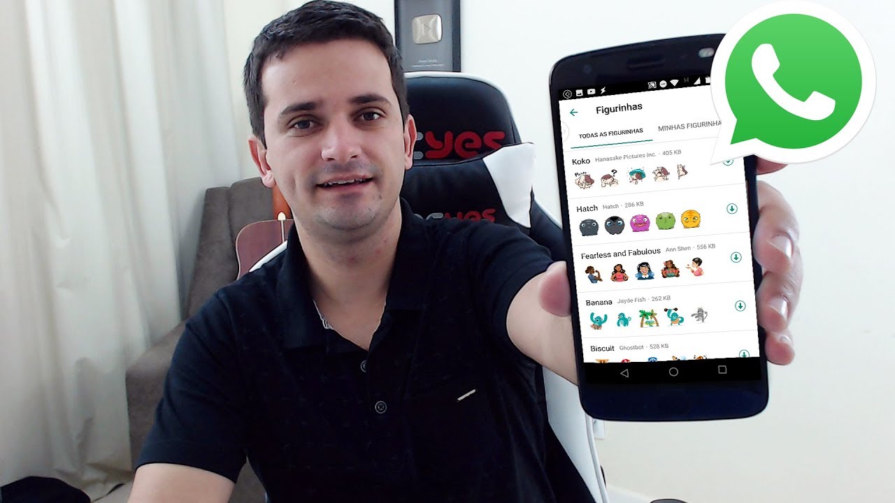 NOVIDADE WHATSAPP COME A A LIBERA O ENVIO DE STICKER NO 