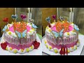 Full Tutorial On Making Lovely Cake Decorating For Birthday Cake | CC19 #tutorial #cake #birthday 