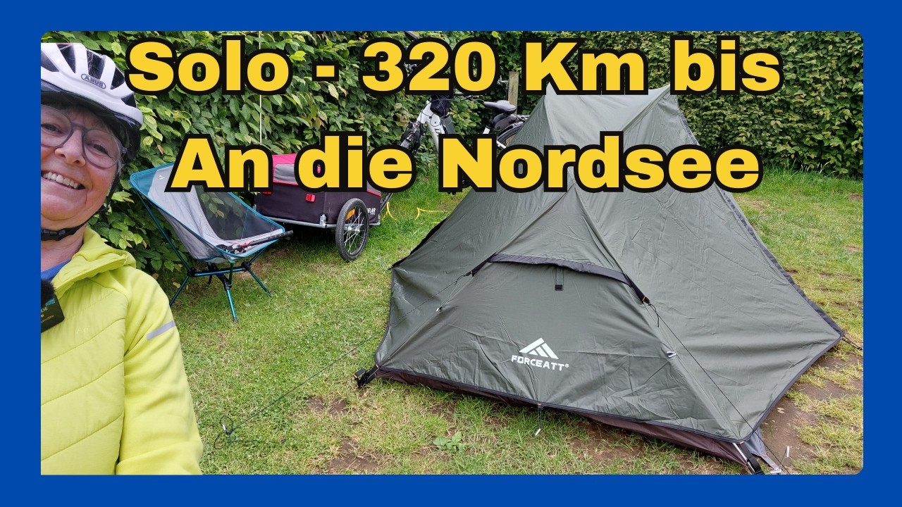 🚲⛺️ E-Bike Reise, der beste CP. Mit F-Anhänger und Zelt, von Gesmold zum CP am Dümmer 