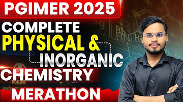PGIMER BSC NURSING 2025 ✅ Complete Syllabus महामैराथन Class 🔴 Chemistry in One Class #oneshot #aiims