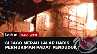 Kebakaran Hebat Melanda Kawasan Gambir Jakarta Pusat | Kabar Hari Ini tvOne